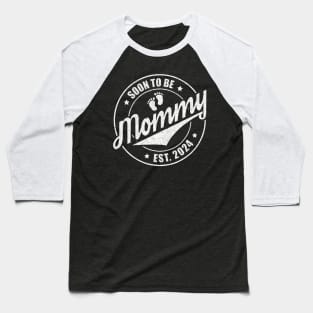 Mommy Est 2024 Pregnancy Soon To Be Mommy 2024 Baseball T-Shirt